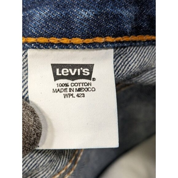 Levi's 501xx Jeans Mens 33x31 (Actual 29.5x27) Vintage Style Button Fly Blue - Picture 4 of 15